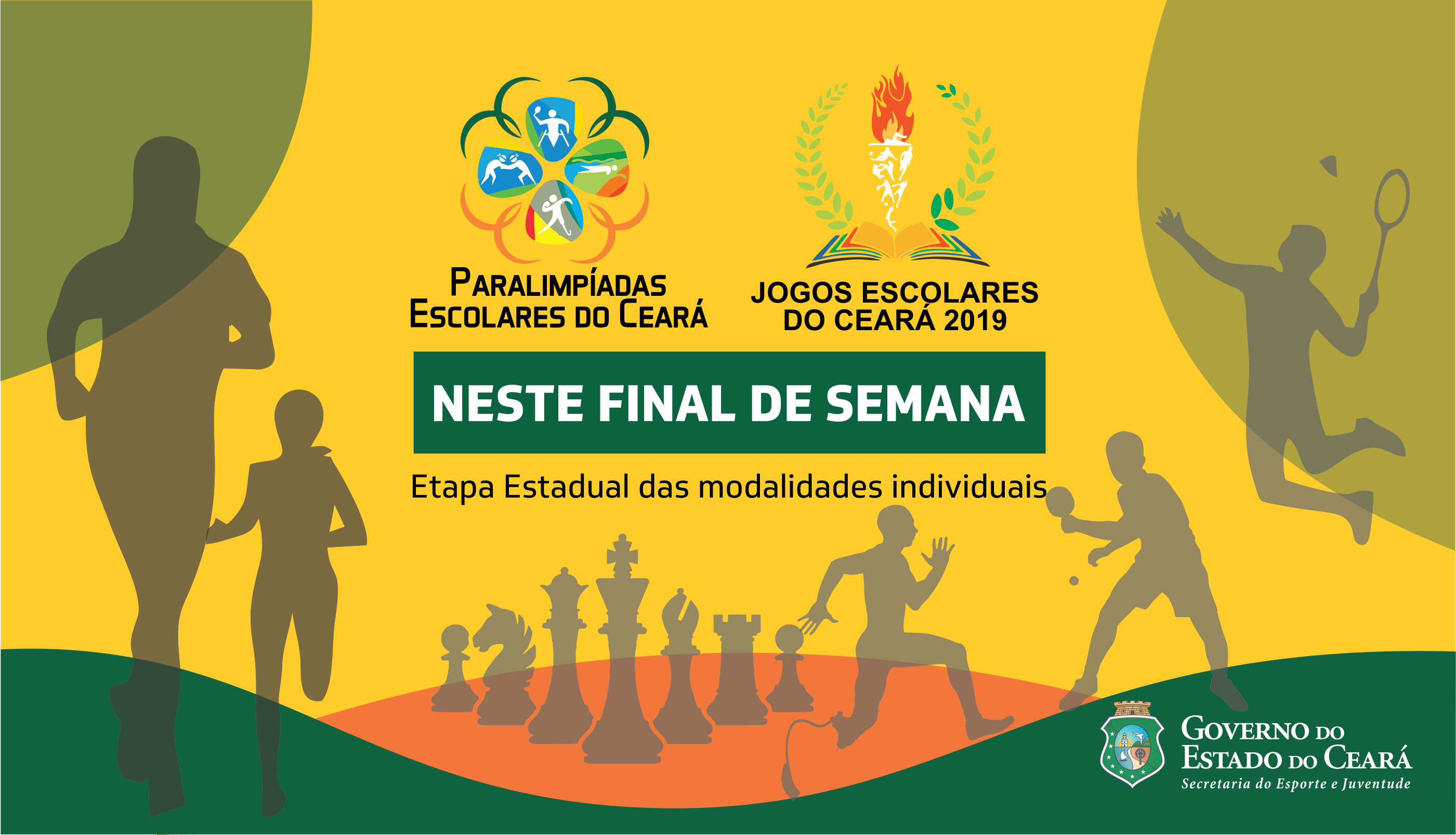 Fortaleza recebe jogos das modalidades individuais dos Jogos Escolares