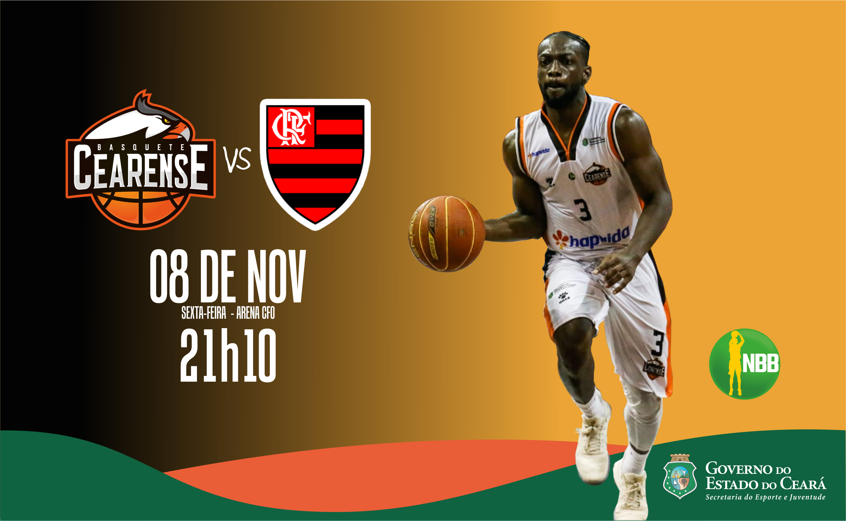 Basquete Cearense recebe o Flamengo no CFO para mais uma partida do NBB ...