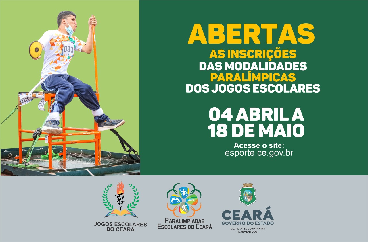 CFO recebe competições dos Jogos Escolares no fim de semana - Governo do  Estado do Ceará