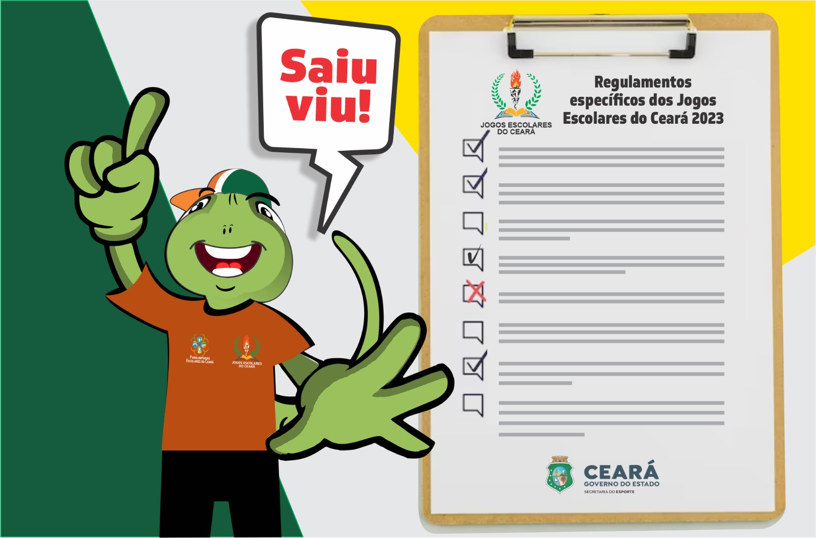 Sesporte divulga Regulamento Específico dos Jogos Escolares do Ceará de 2023