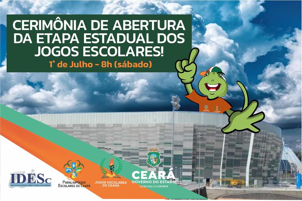 Abertas as inscrições para os Jogos Escolares do Ceará 2023 - Secretaria do  Esporte